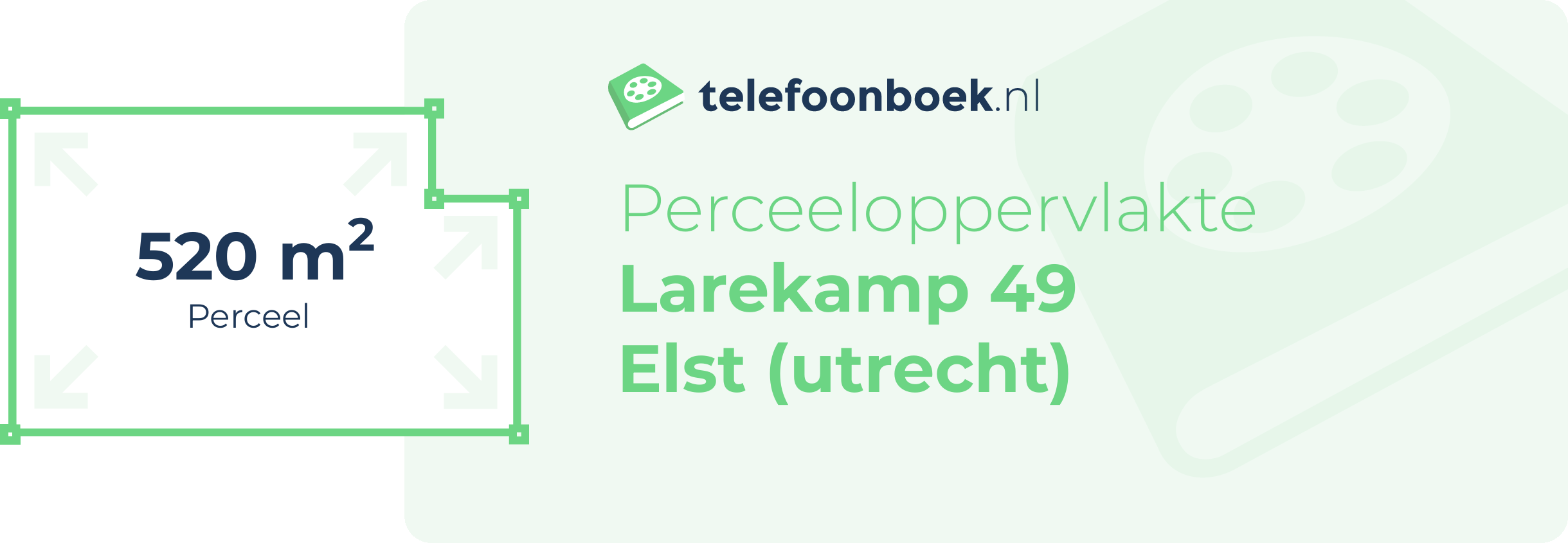 Perceeloppervlakte Larekamp 49 Elst (Utrecht)