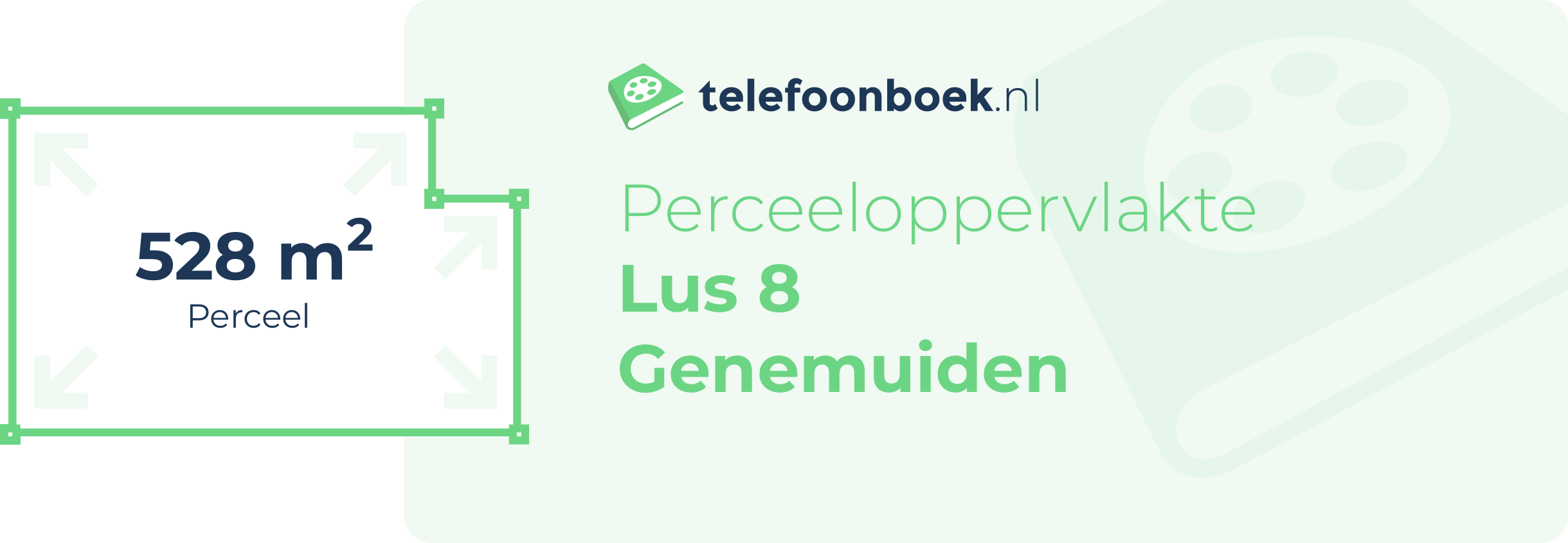 Perceeloppervlakte Lus 8 Genemuiden