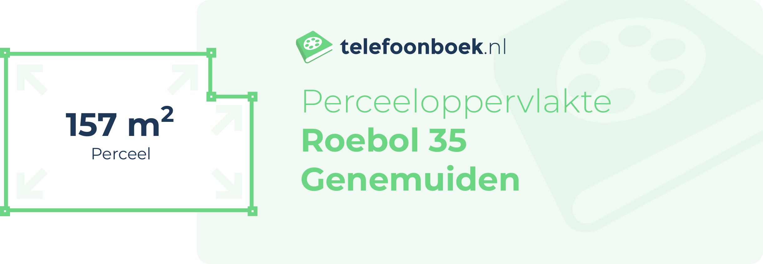 Perceeloppervlakte Roebol 35 Genemuiden