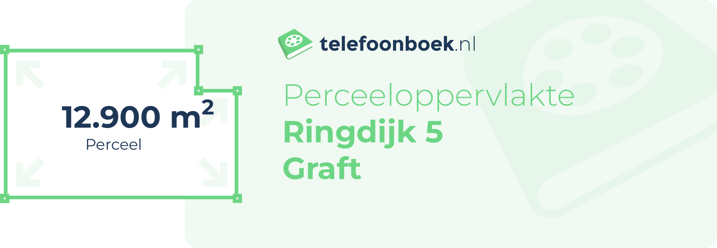 Perceeloppervlakte Ringdijk 5 Graft