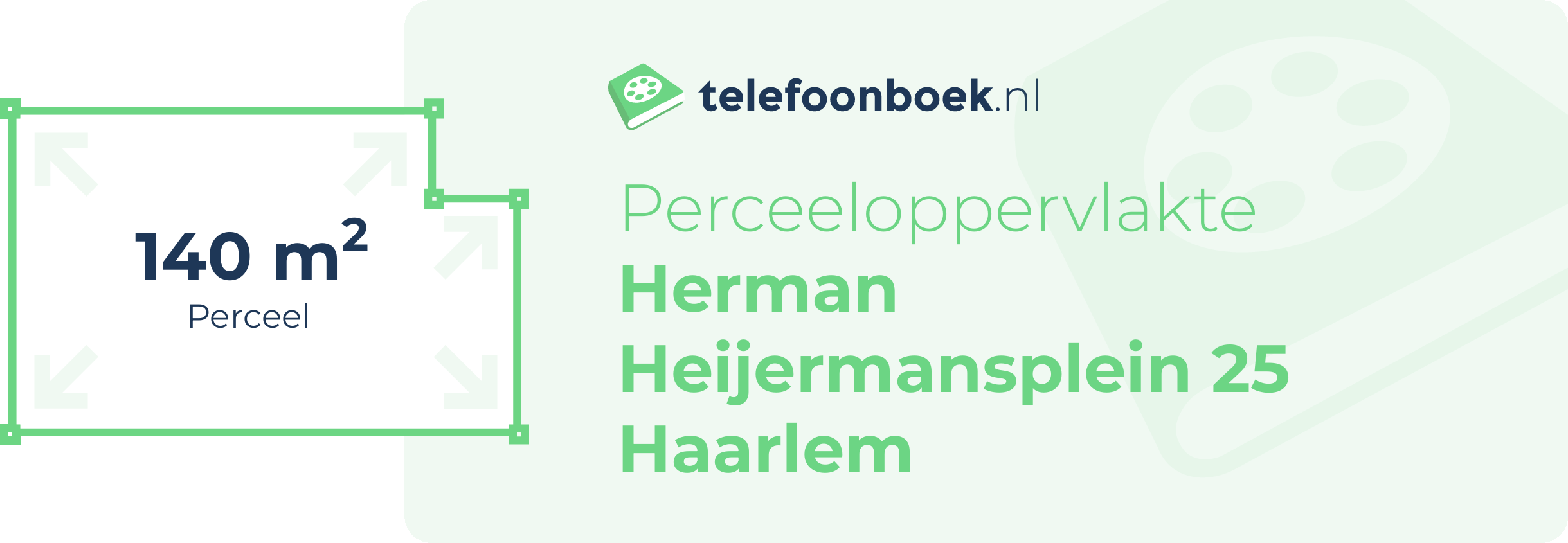 Perceeloppervlakte Herman Heijermansplein 25 Haarlem