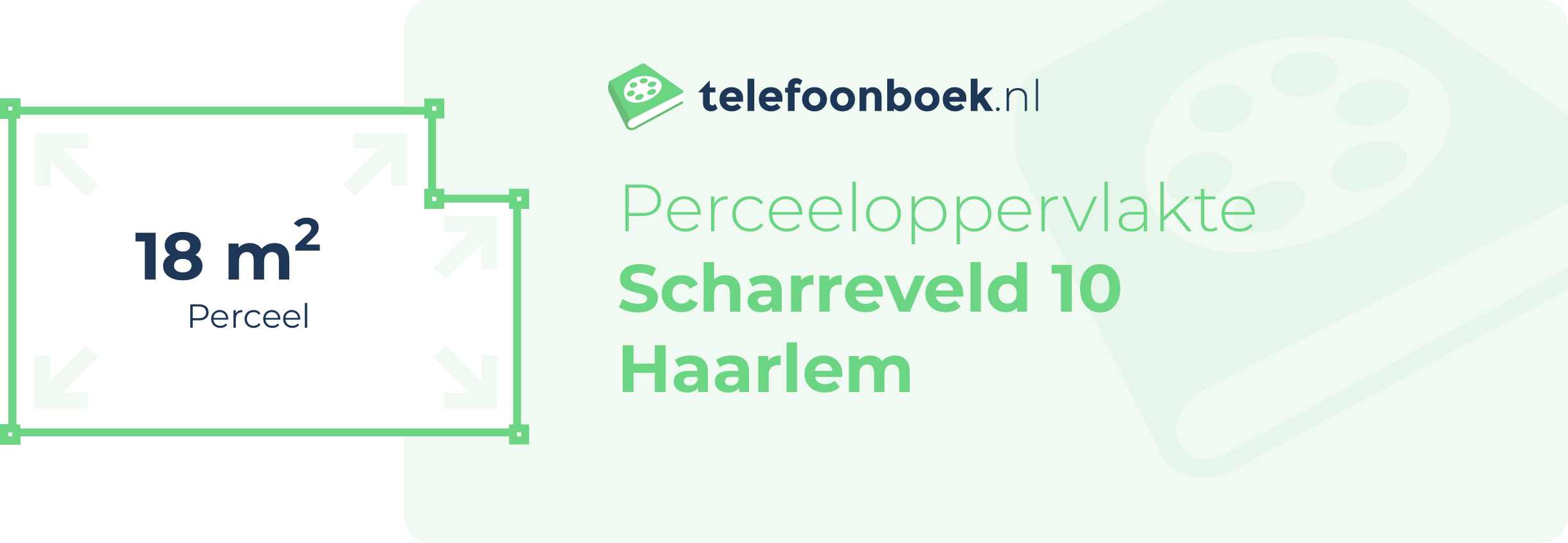 Perceeloppervlakte Scharreveld 10 Haarlem