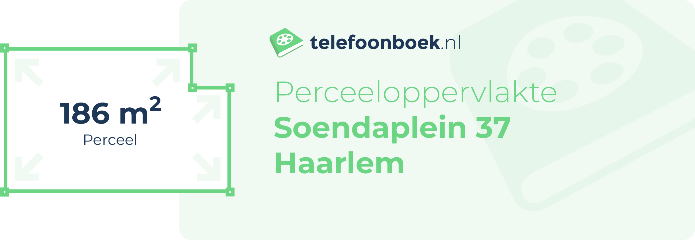 Perceeloppervlakte Soendaplein 37 Haarlem