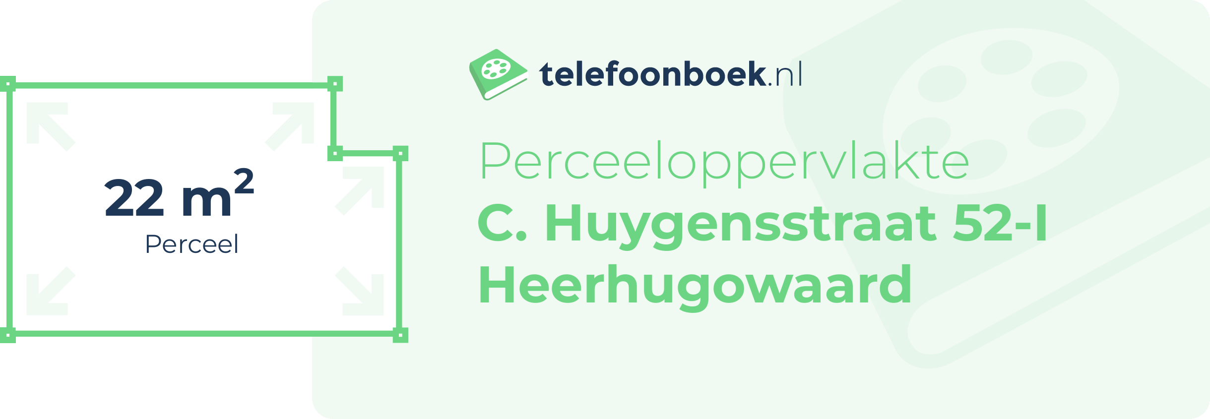 Perceeloppervlakte C. Huygensstraat 52-I Heerhugowaard