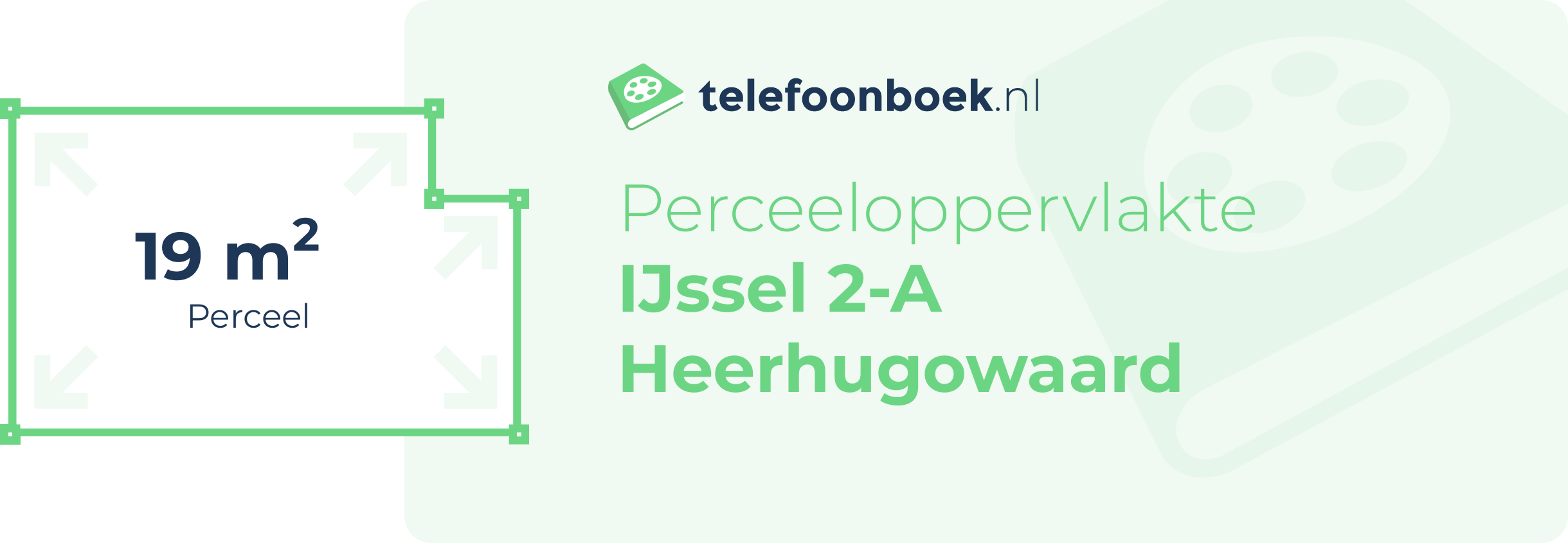 Perceeloppervlakte IJssel 2-A Heerhugowaard