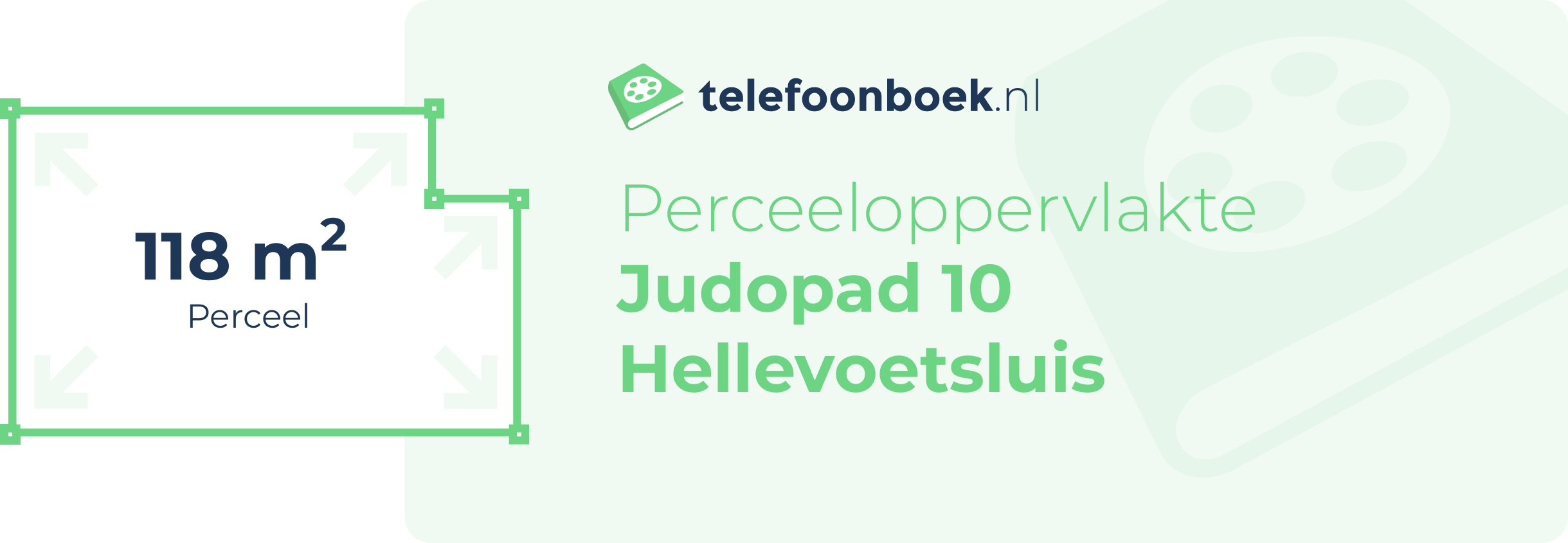 Perceeloppervlakte Judopad 10 Hellevoetsluis