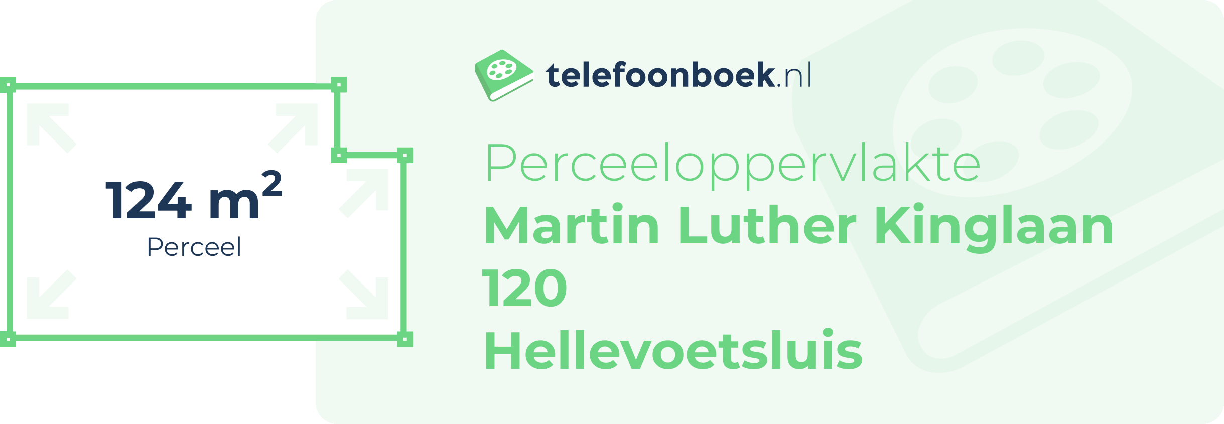 Perceeloppervlakte Martin Luther Kinglaan 120 Hellevoetsluis