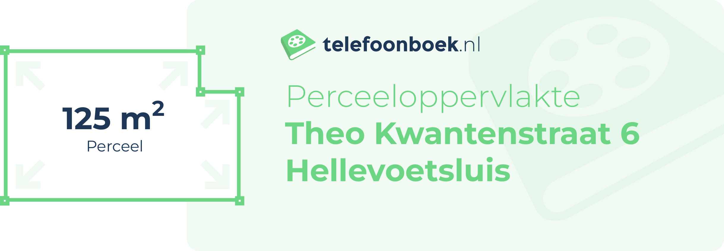 Perceeloppervlakte Theo Kwantenstraat 6 Hellevoetsluis