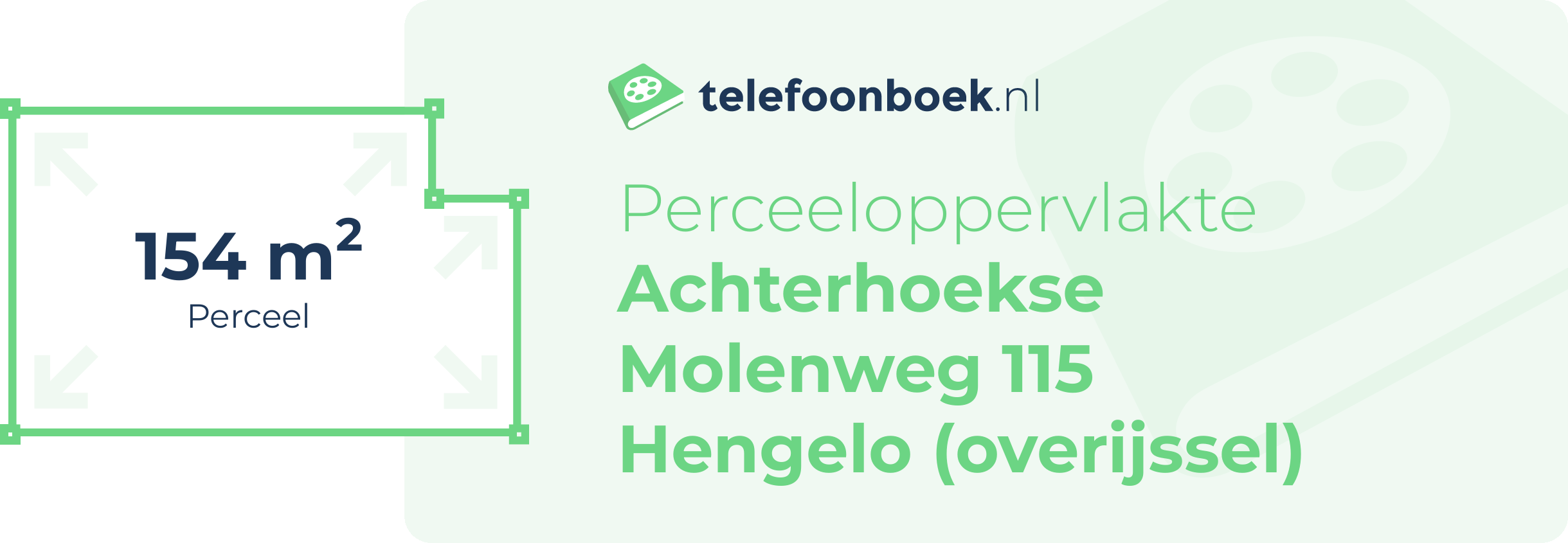 Perceeloppervlakte Achterhoekse Molenweg 115 Hengelo (Overijssel)