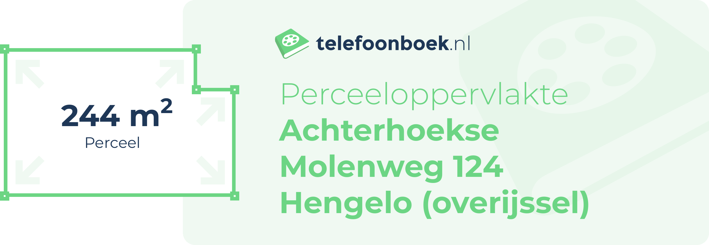 Perceeloppervlakte Achterhoekse Molenweg 124 Hengelo (Overijssel)