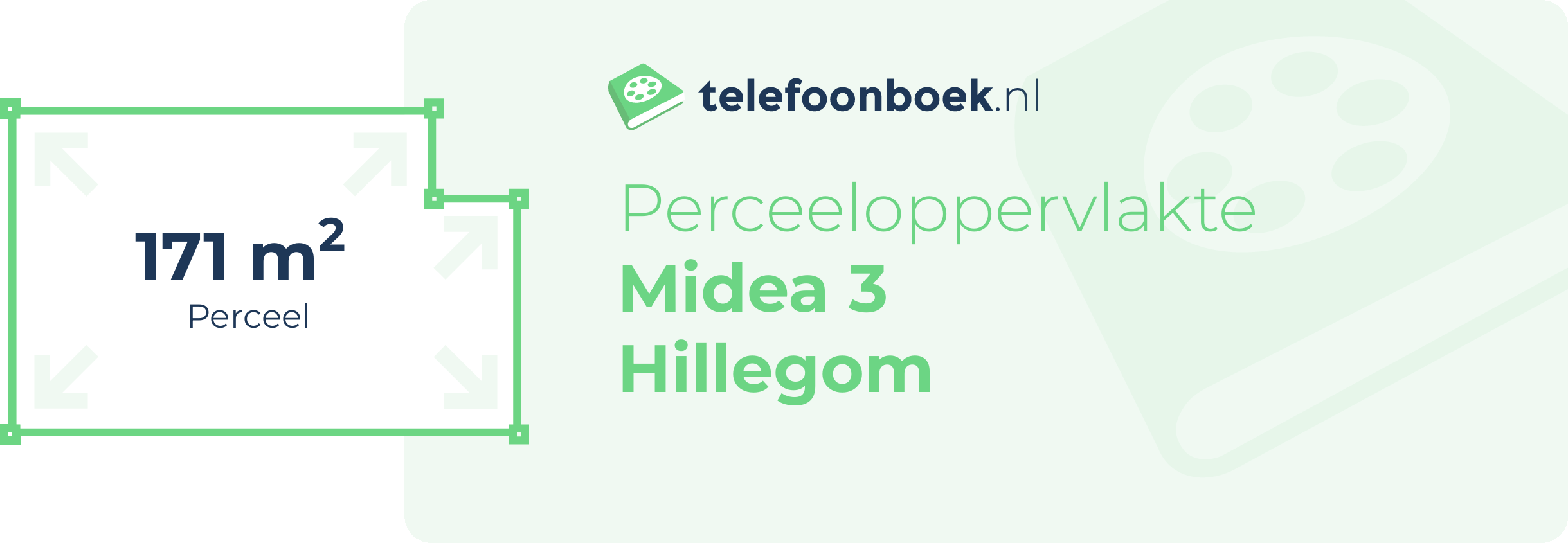 Perceeloppervlakte Midea 3 Hillegom