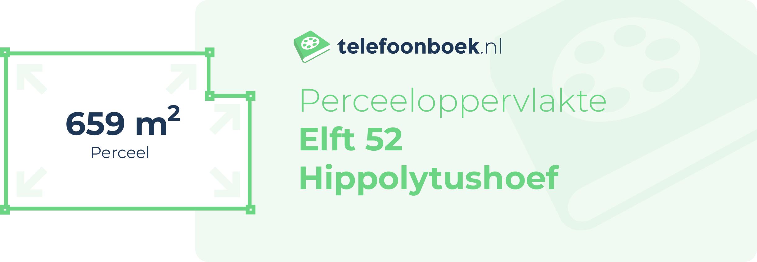 Perceeloppervlakte Elft 52 Hippolytushoef