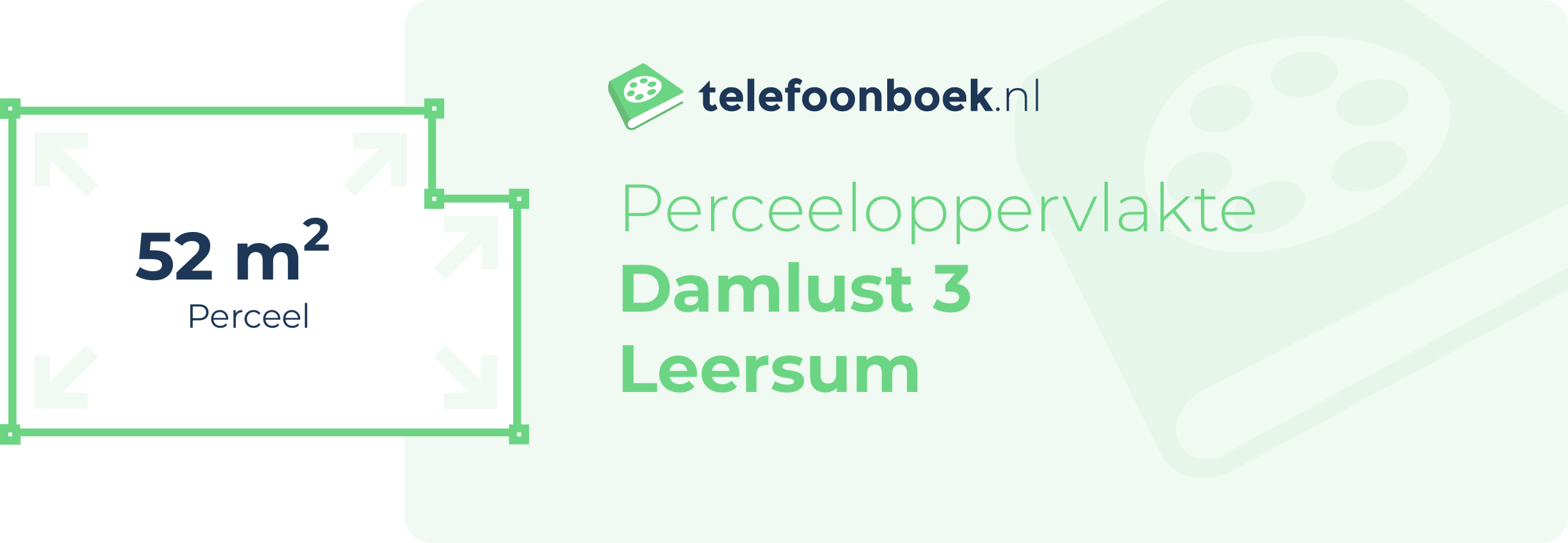 Perceeloppervlakte Damlust 3 Leersum