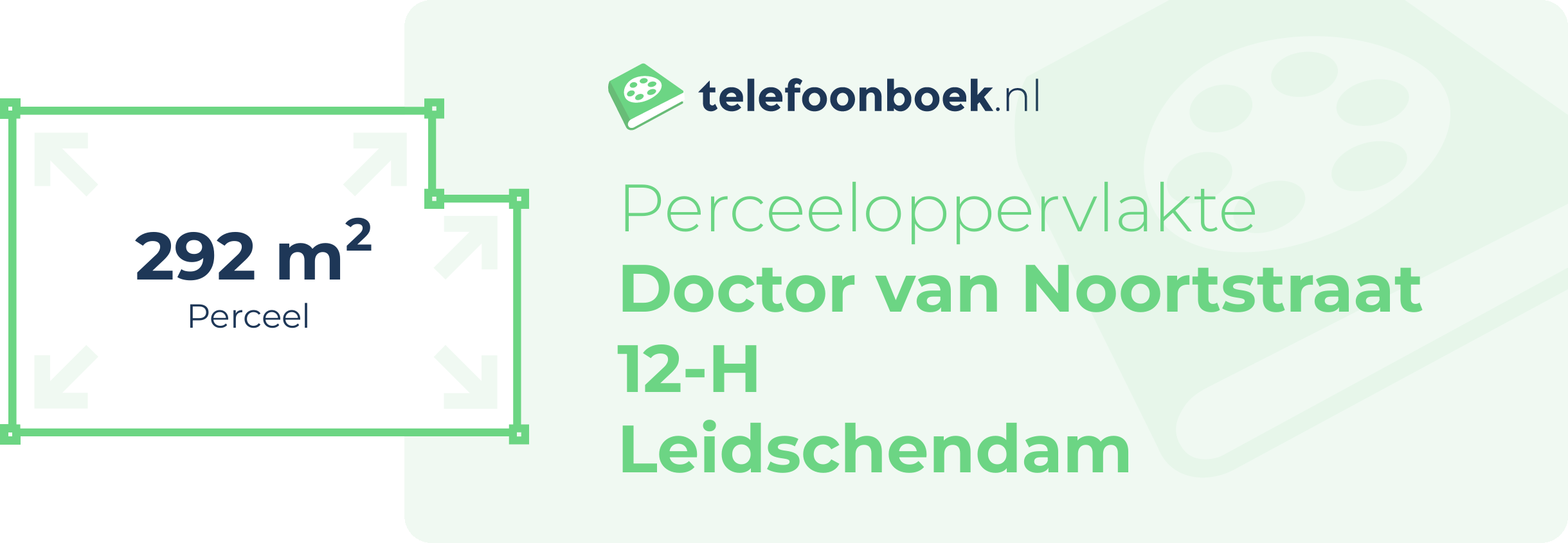 Perceeloppervlakte Doctor Van Noortstraat 12-H Leidschendam