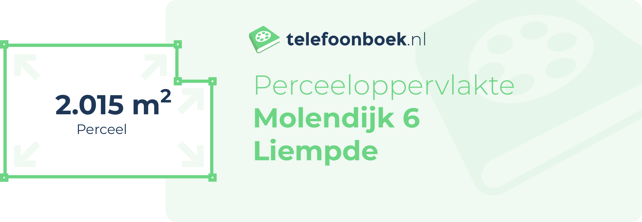 Perceeloppervlakte Molendijk 6 Liempde