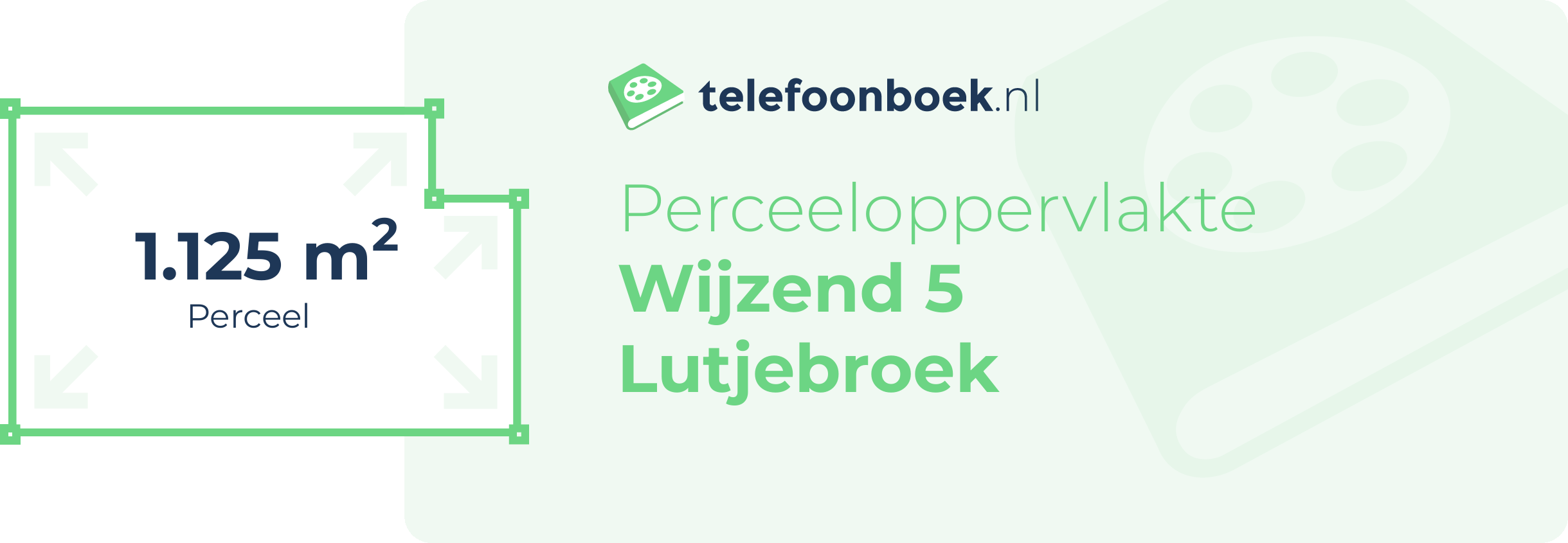 Perceeloppervlakte Wijzend 5 Lutjebroek