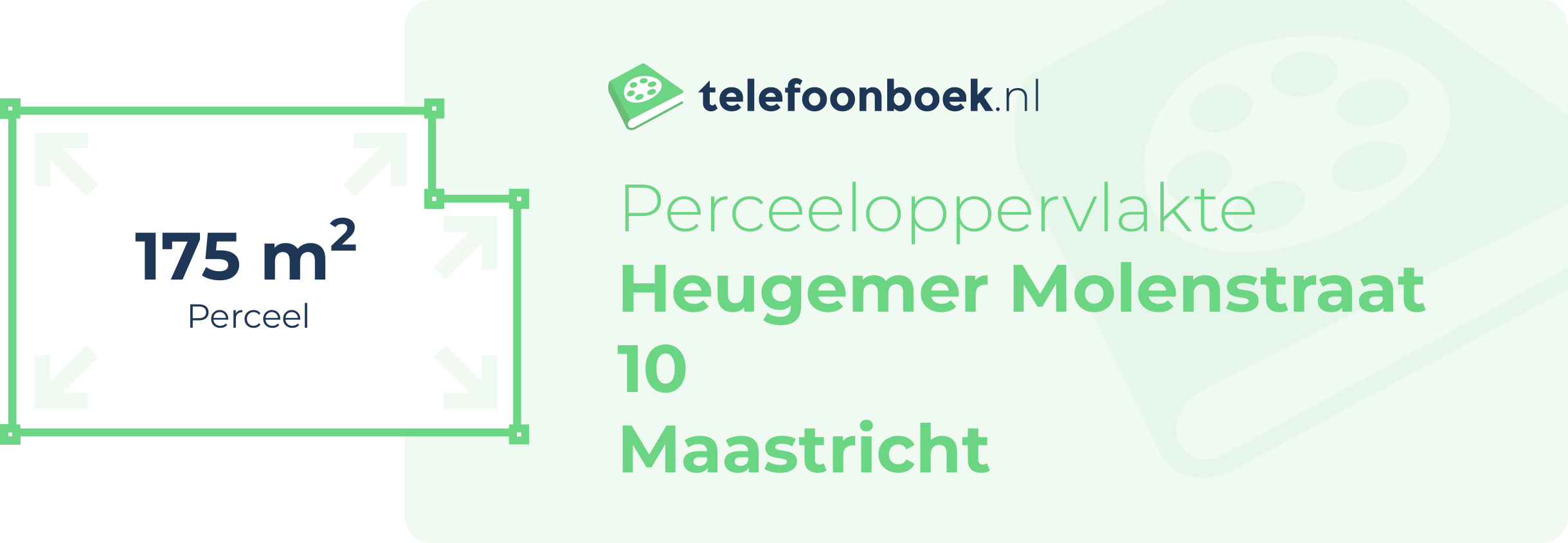 Perceeloppervlakte Heugemer Molenstraat 10 Maastricht