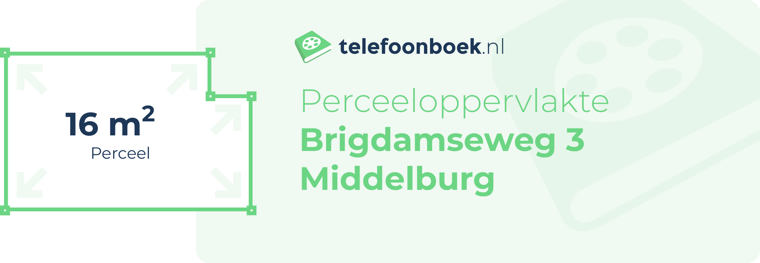 Perceeloppervlakte Brigdamseweg 3 Middelburg