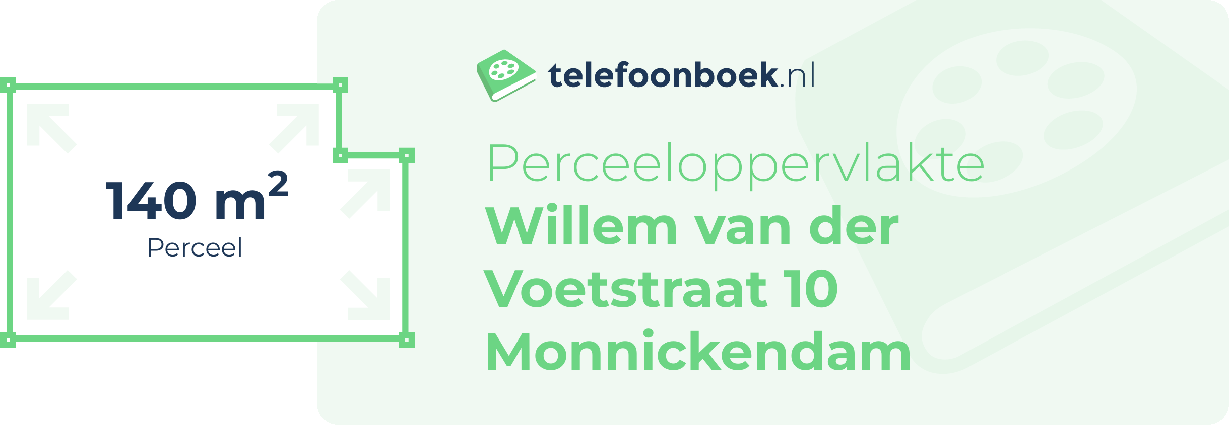 Perceeloppervlakte Willem Van Der Voetstraat 10 Monnickendam