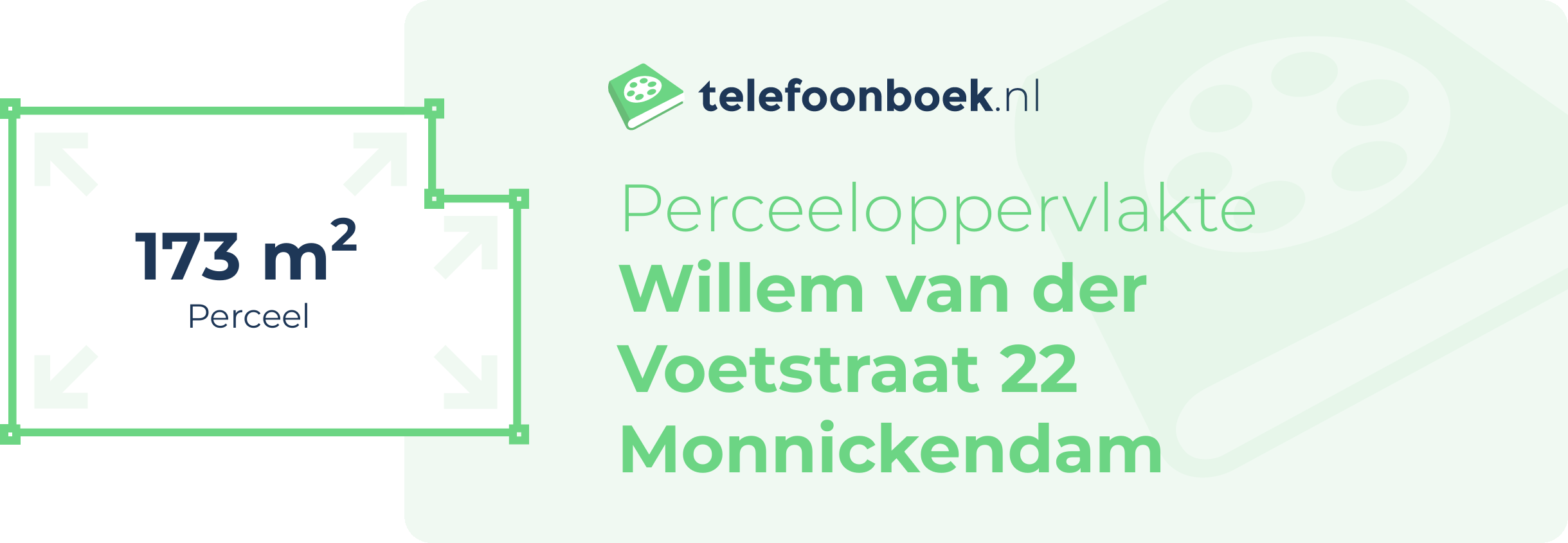 Perceeloppervlakte Willem Van Der Voetstraat 22 Monnickendam