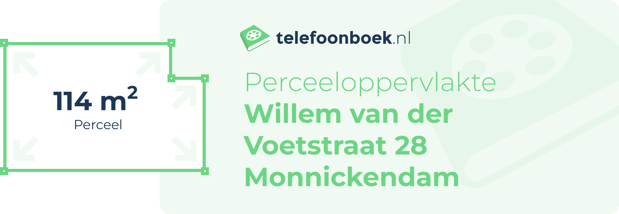 Perceeloppervlakte Willem Van Der Voetstraat 28 Monnickendam