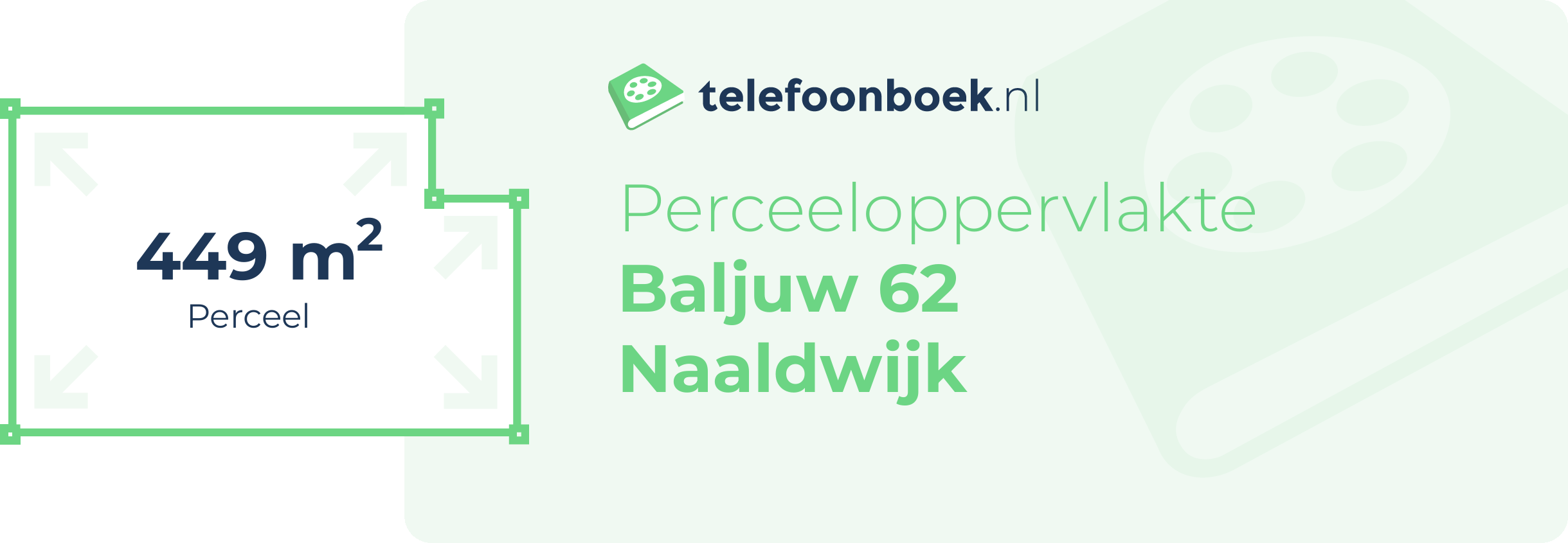 Perceeloppervlakte Baljuw 62 Naaldwijk