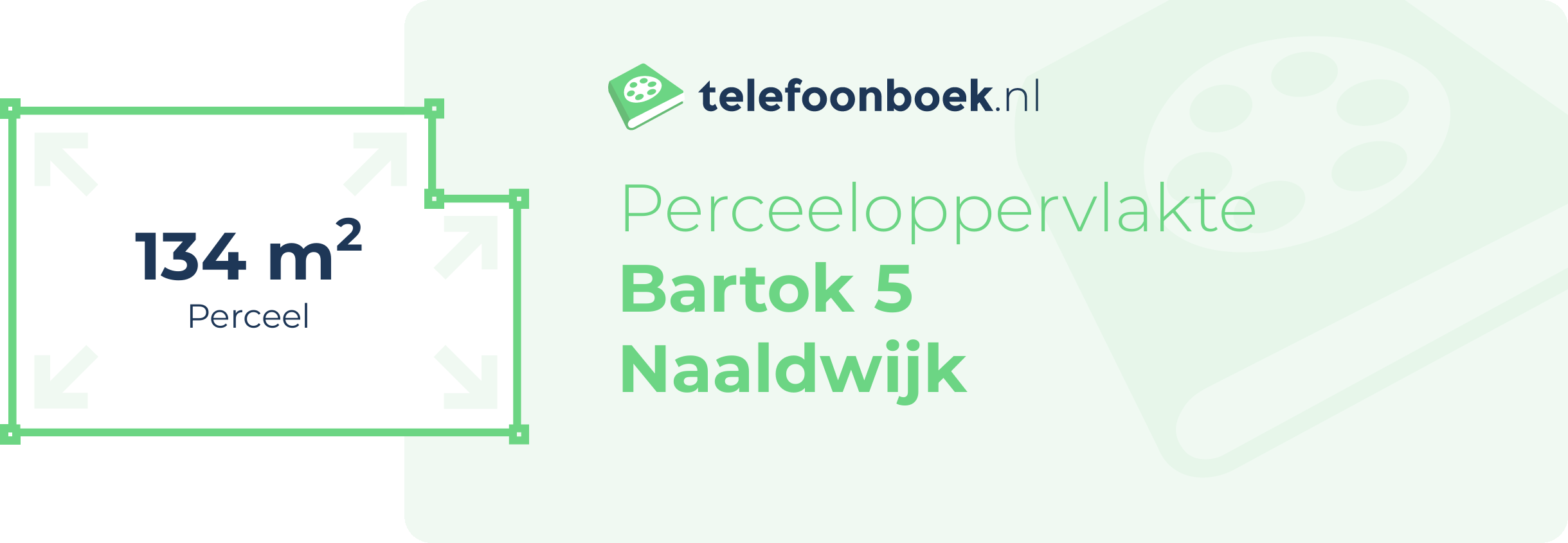 Perceeloppervlakte Bartok 5 Naaldwijk