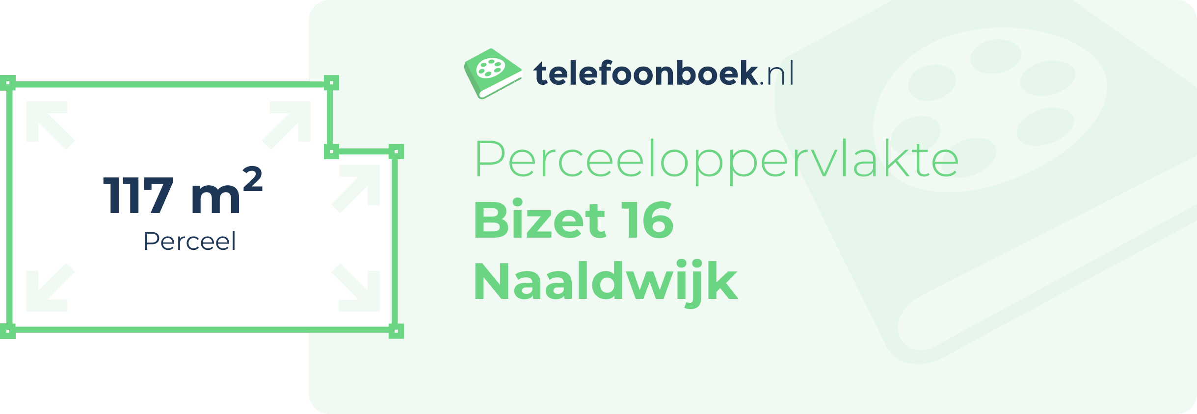 Perceeloppervlakte Bizet 16 Naaldwijk