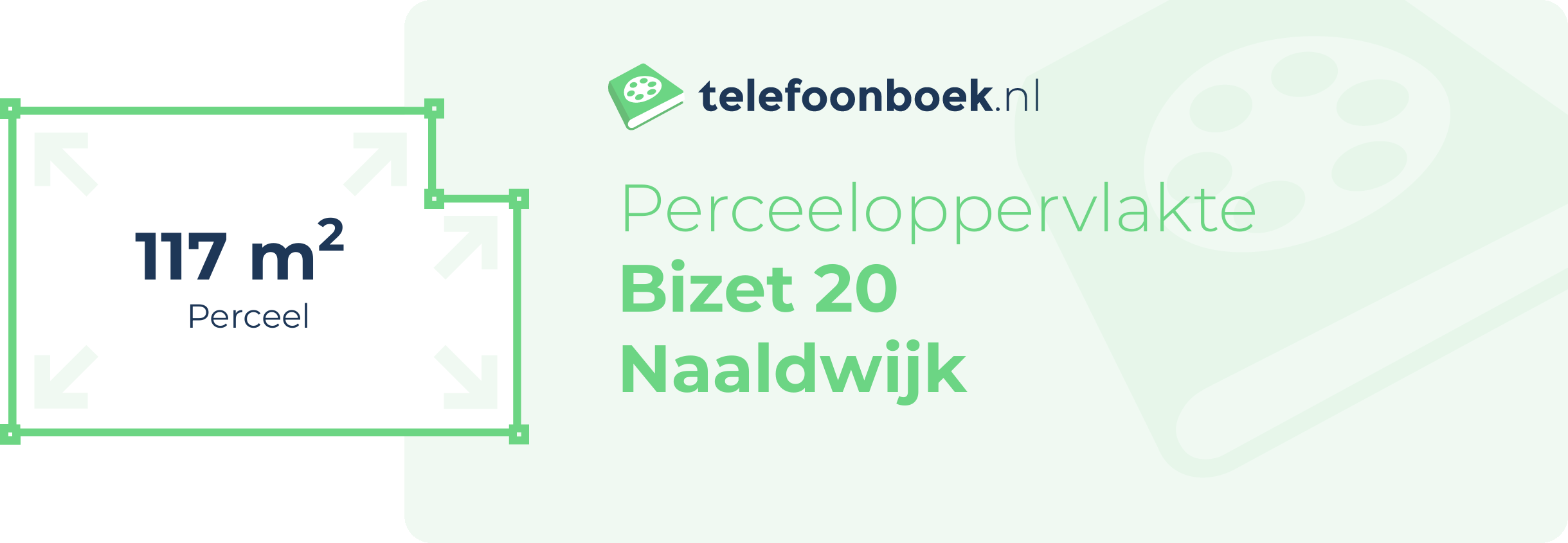 Perceeloppervlakte Bizet 20 Naaldwijk