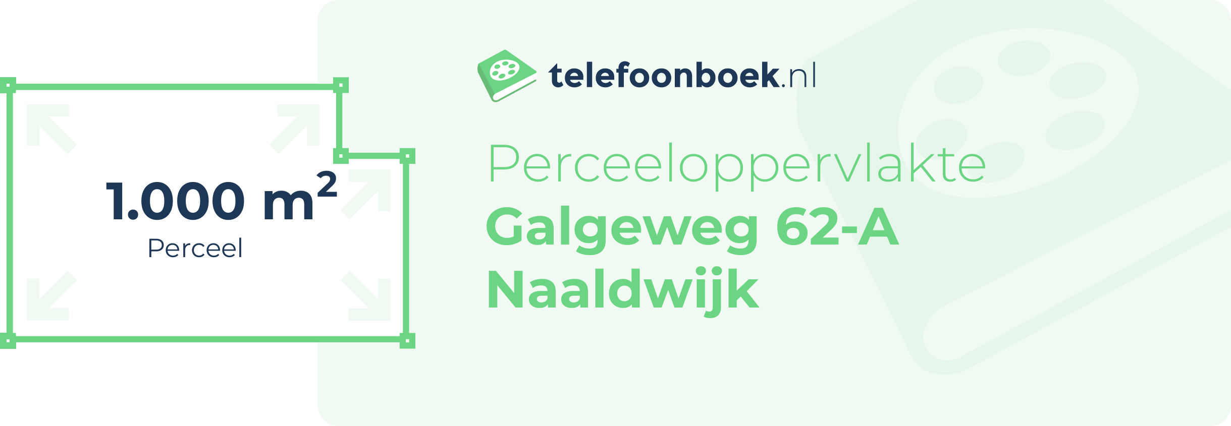 Perceeloppervlakte Galgeweg 62-A Naaldwijk