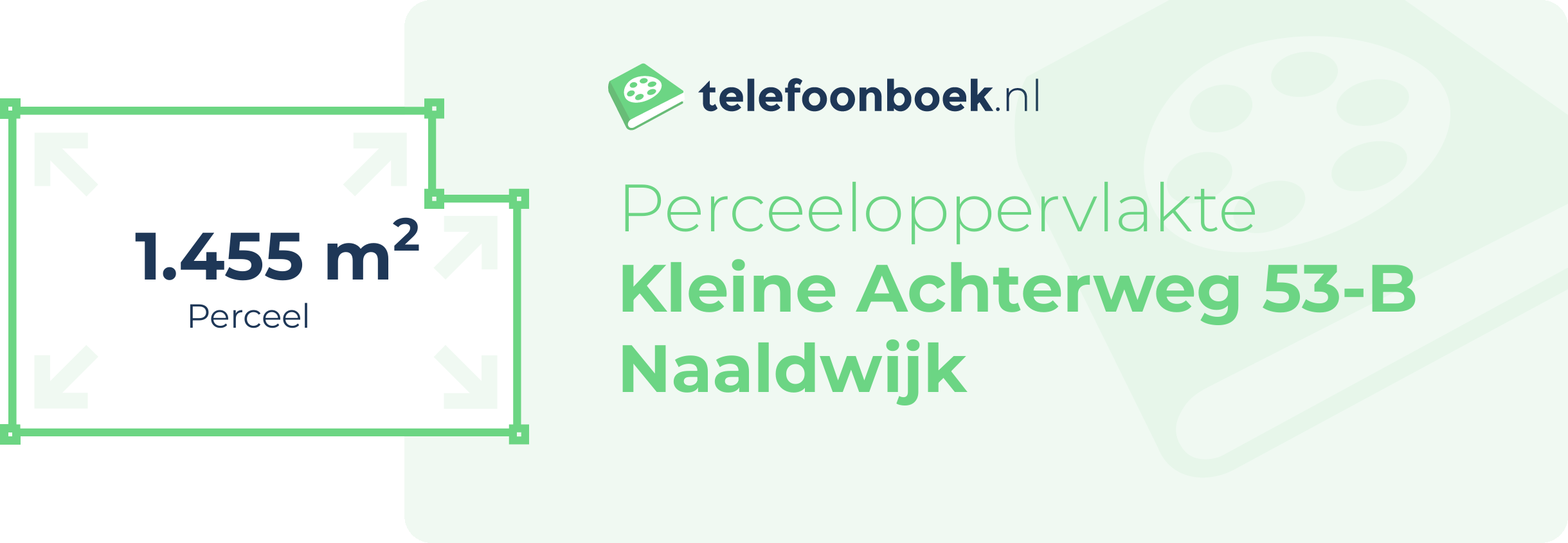 Perceeloppervlakte Kleine Achterweg 53-B Naaldwijk