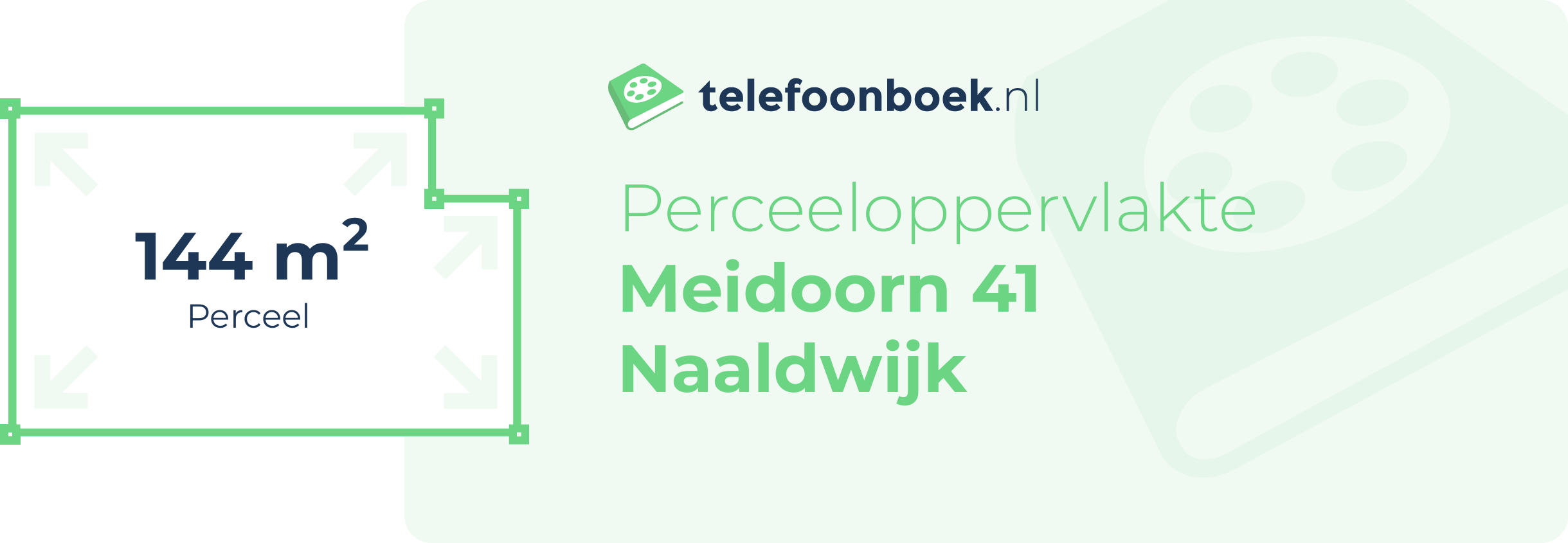 Perceeloppervlakte Meidoorn 41 Naaldwijk