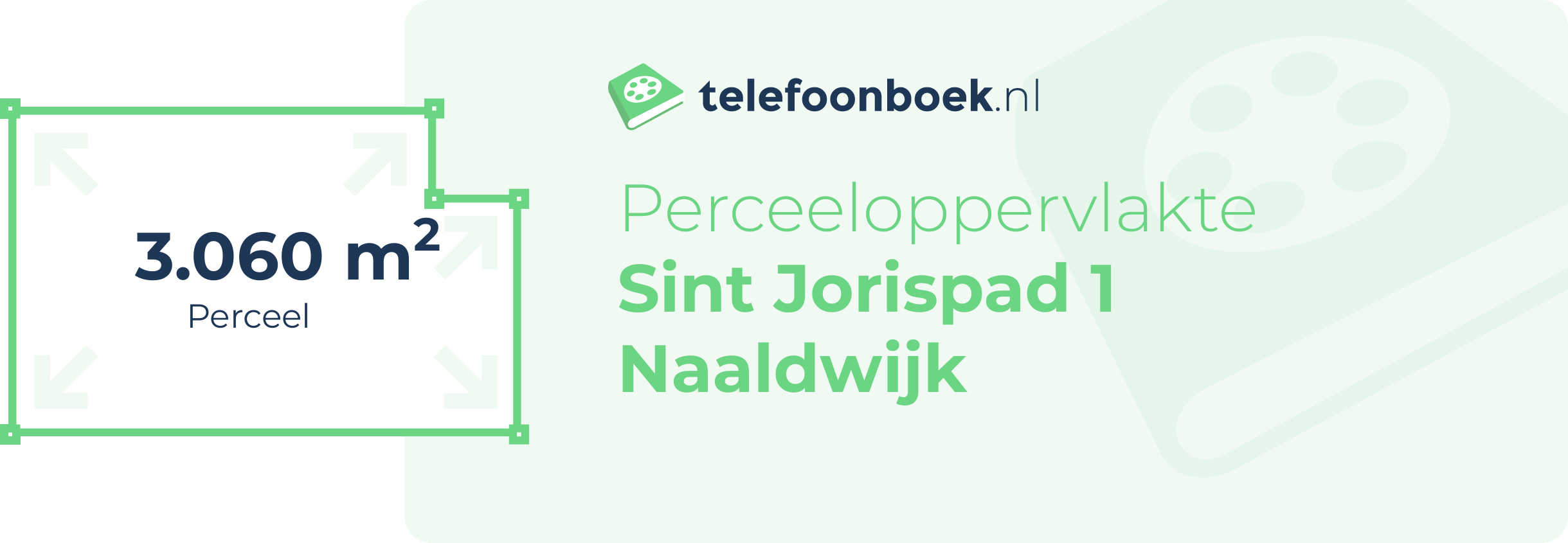 Perceeloppervlakte Sint Jorispad 1 Naaldwijk