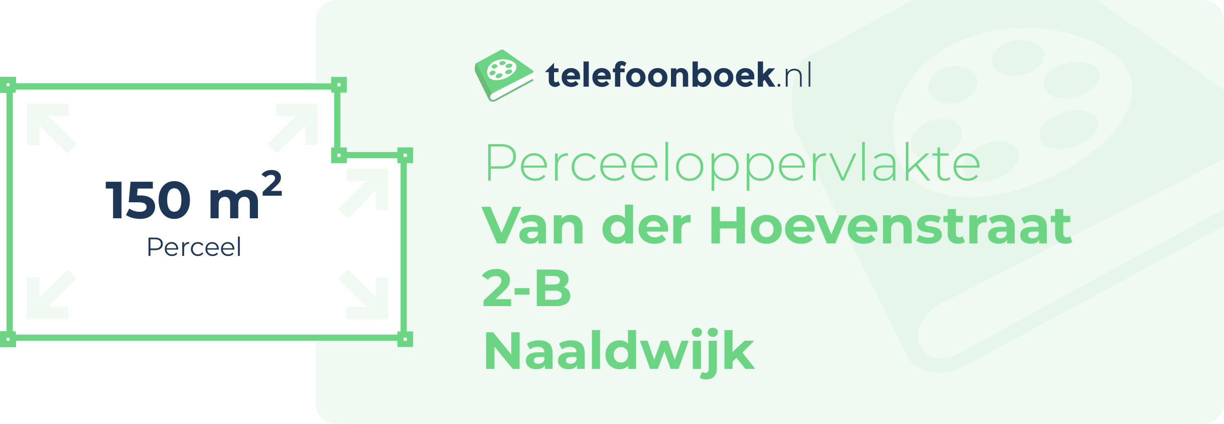 Perceeloppervlakte Van Der Hoevenstraat 2-B Naaldwijk