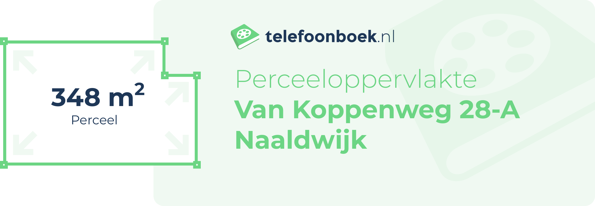 Perceeloppervlakte Van Koppenweg 28-A Naaldwijk