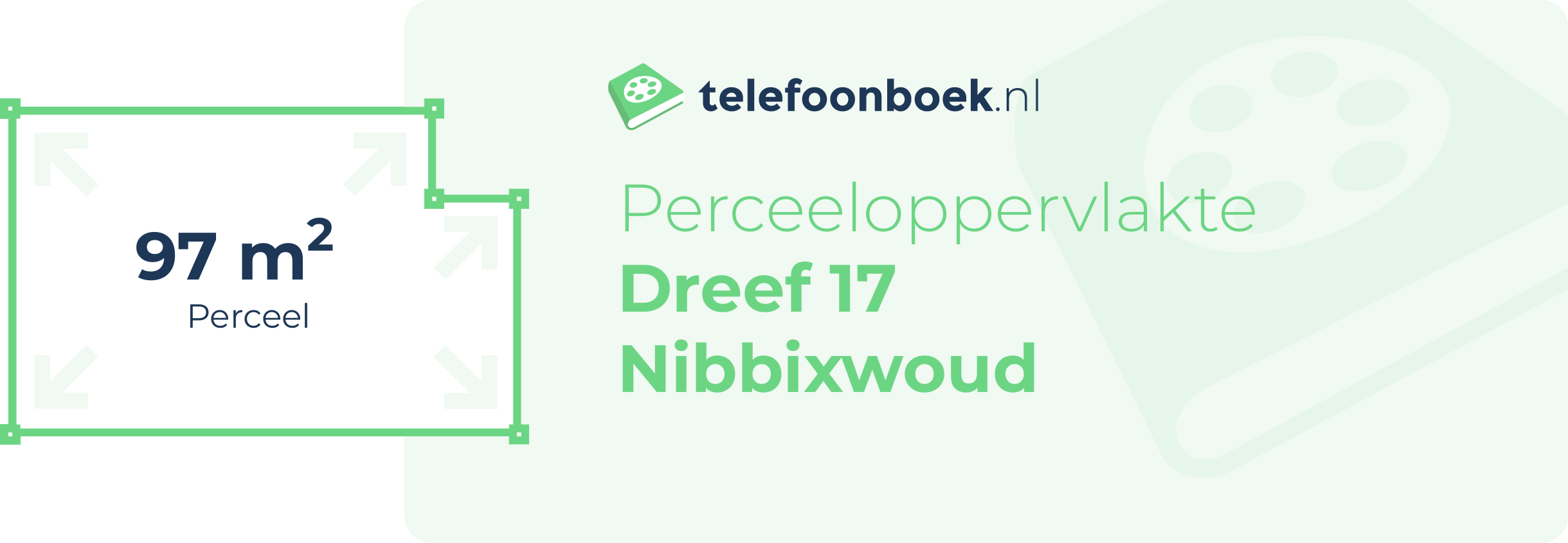 Perceeloppervlakte Dreef 17 Nibbixwoud