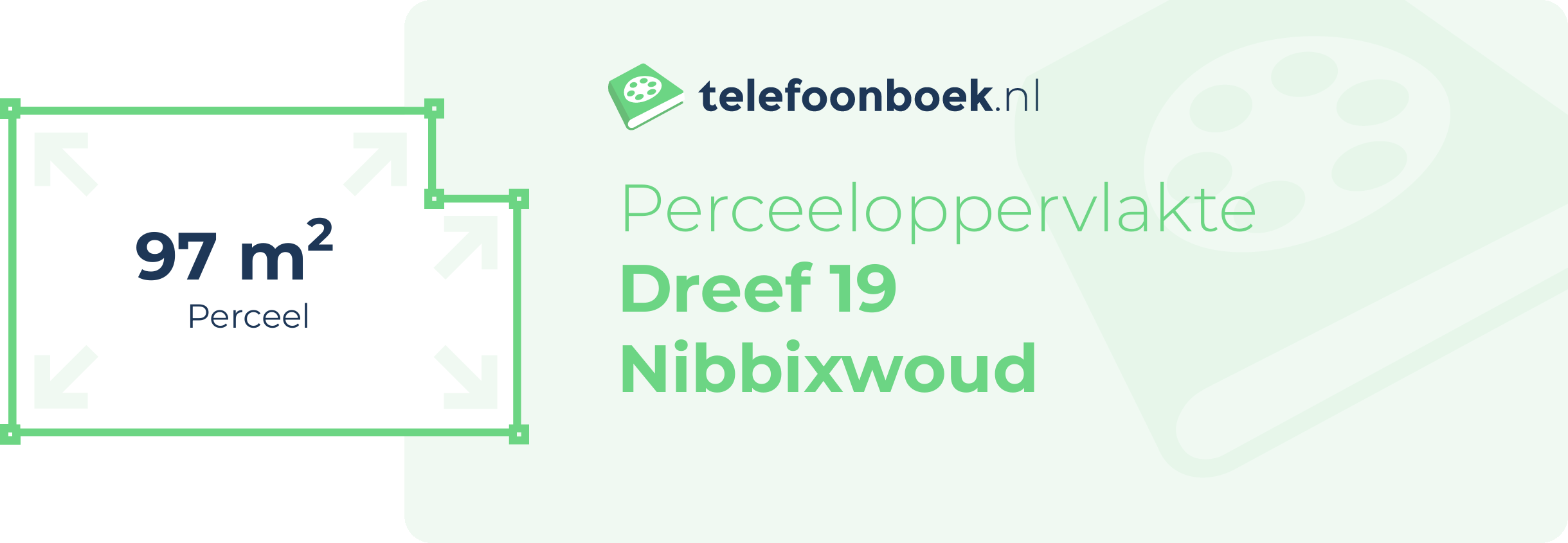 Perceeloppervlakte Dreef 19 Nibbixwoud