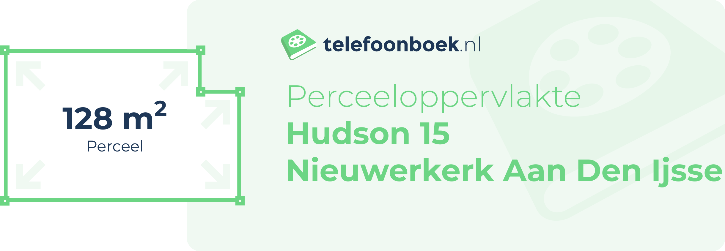 Perceeloppervlakte Hudson 15 Nieuwerkerk Aan Den Ijssel