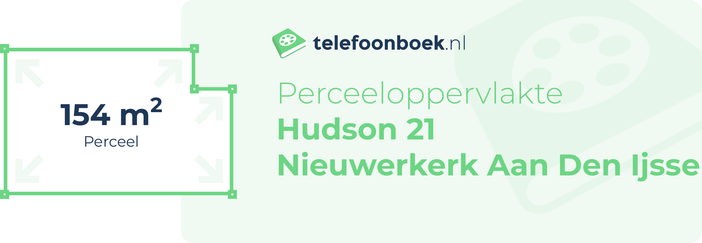 Perceeloppervlakte Hudson 21 Nieuwerkerk Aan Den Ijssel