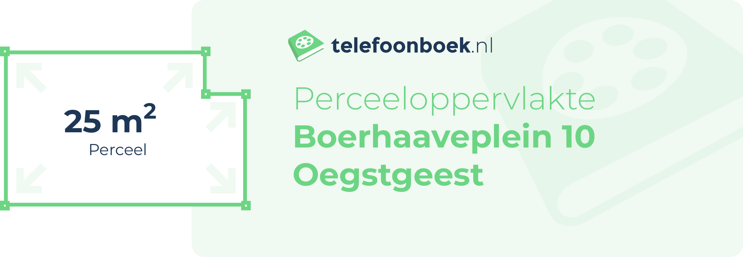 Perceeloppervlakte Boerhaaveplein 10 Oegstgeest