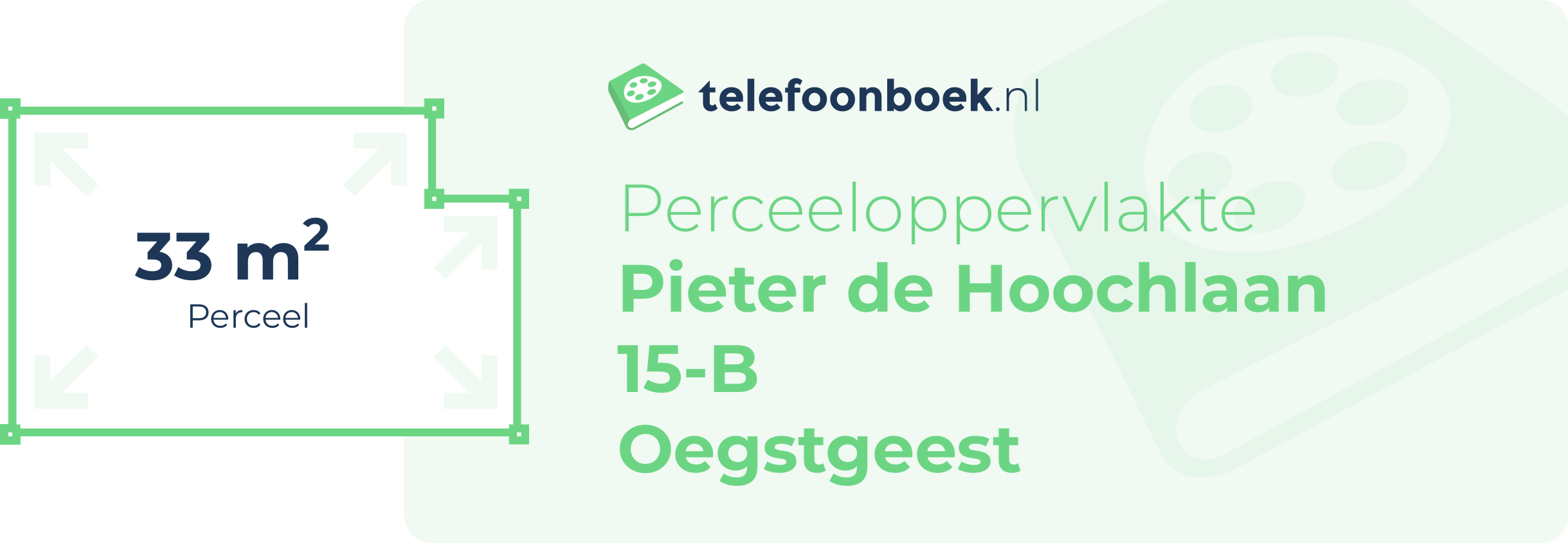 Perceeloppervlakte Pieter De Hoochlaan 15-B Oegstgeest