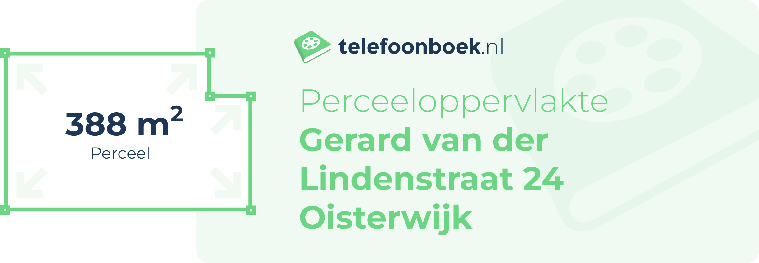 Perceeloppervlakte Gerard Van Der Lindenstraat 24 Oisterwijk