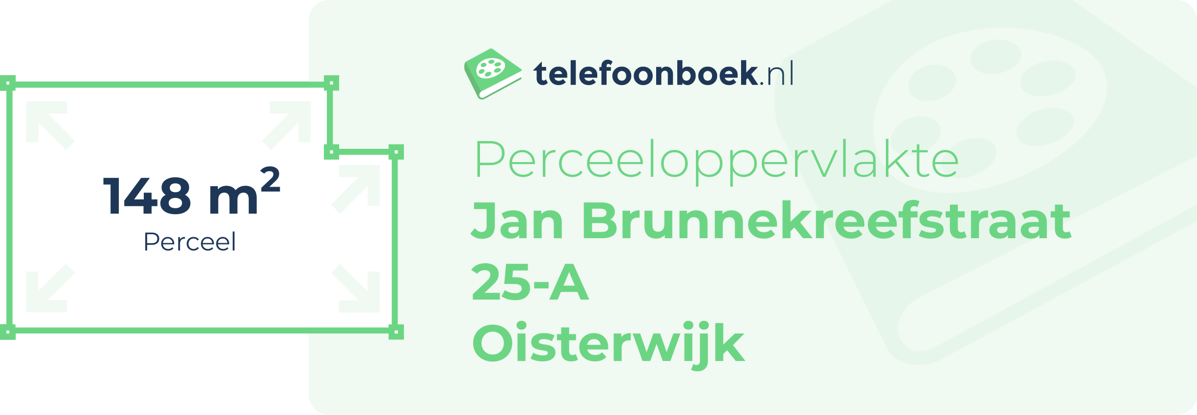 Perceeloppervlakte Jan Brunnekreefstraat 25-A Oisterwijk