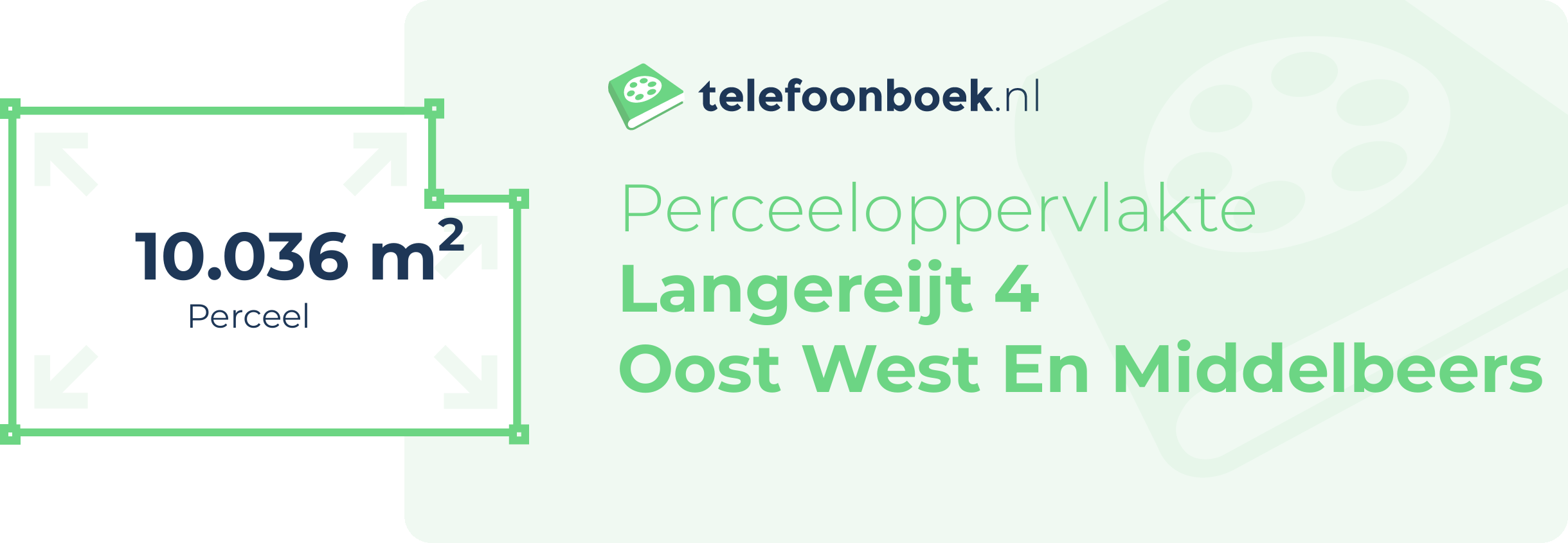 Perceeloppervlakte Langereijt 4 Oost West En Middelbeers