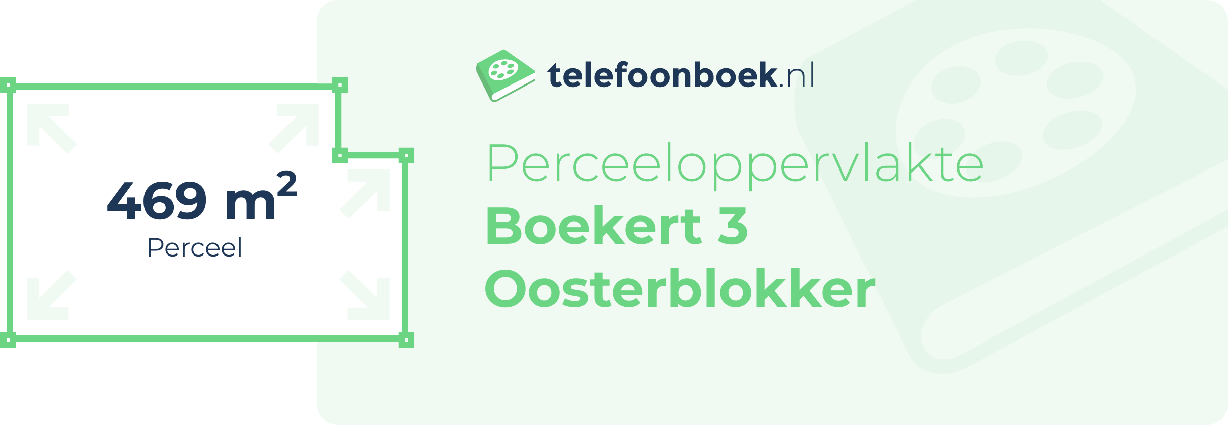 Perceeloppervlakte Boekert 3 Oosterblokker