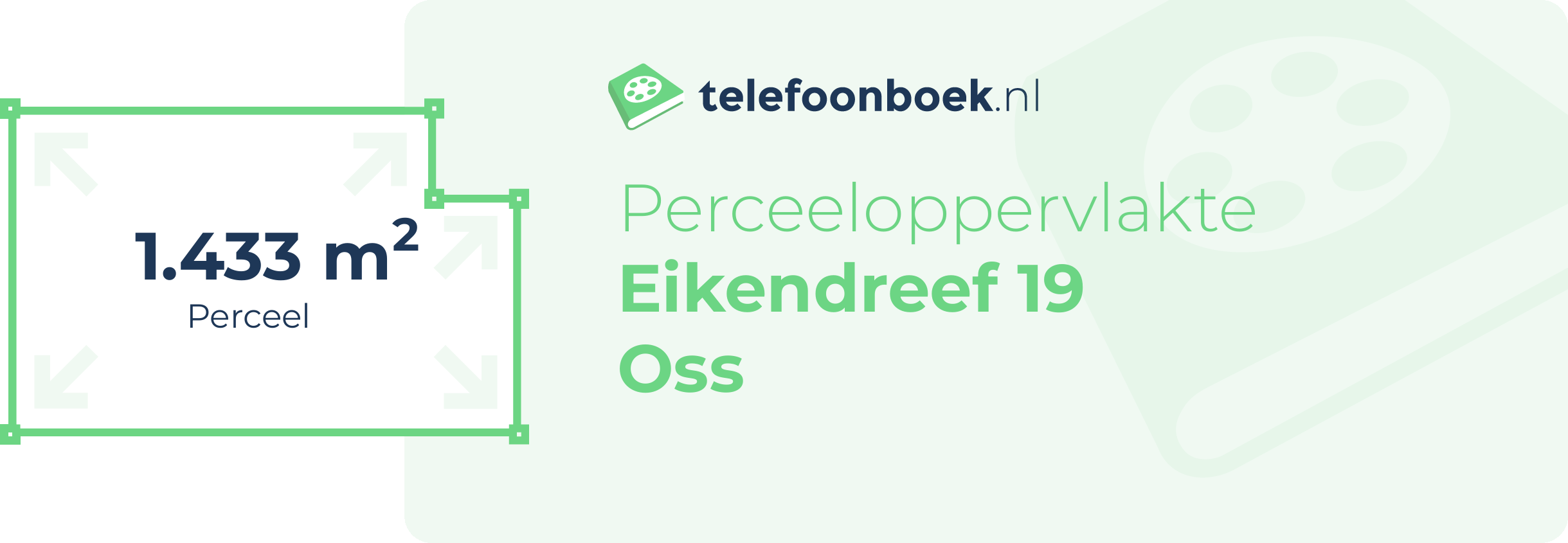 Perceeloppervlakte Eikendreef 19 Oss