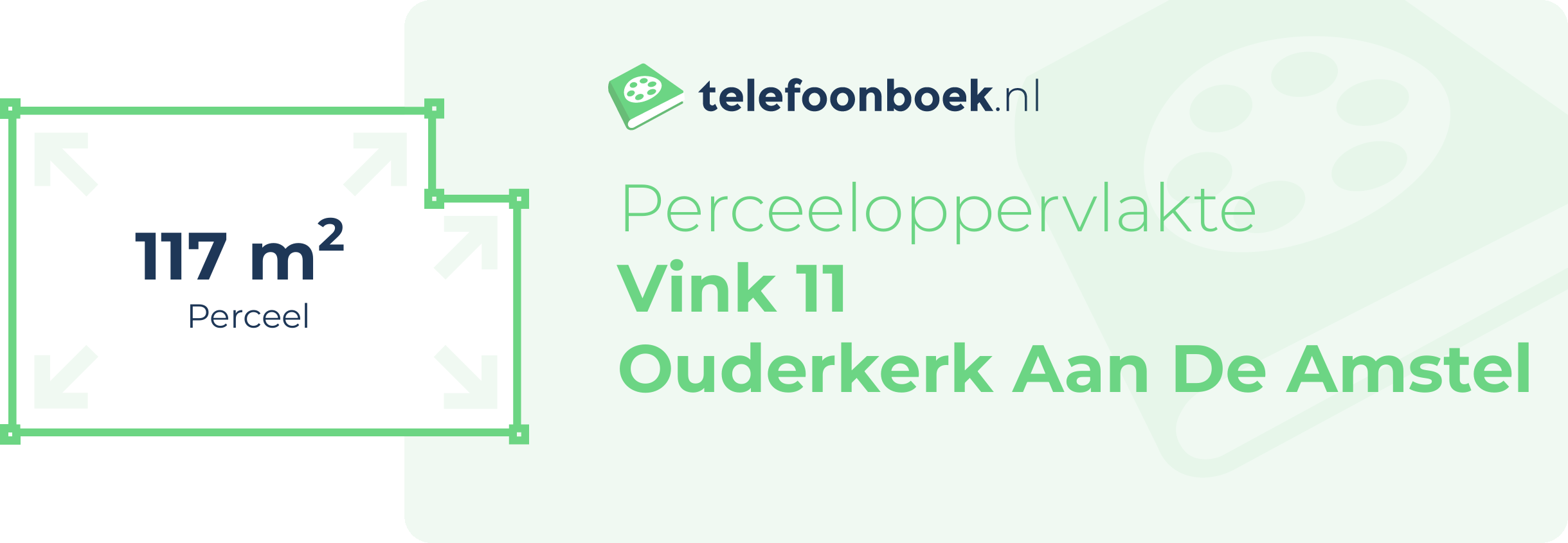 Perceeloppervlakte Vink 11 Ouderkerk Aan De Amstel