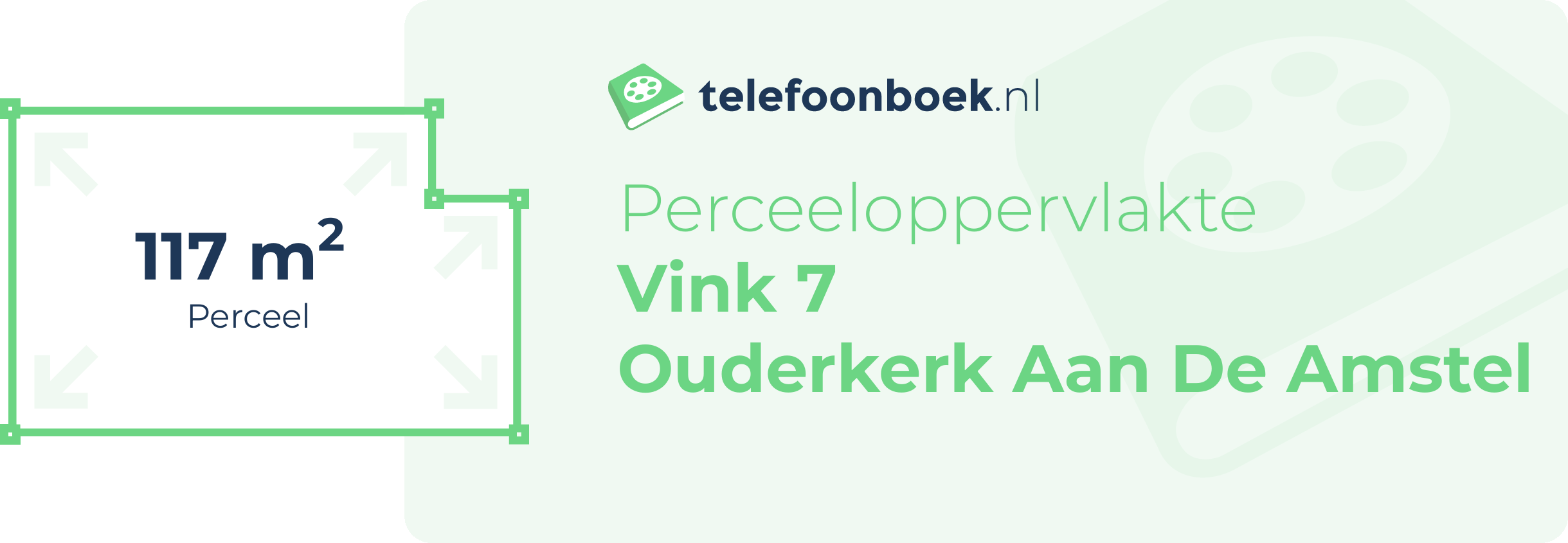 Perceeloppervlakte Vink 7 Ouderkerk Aan De Amstel