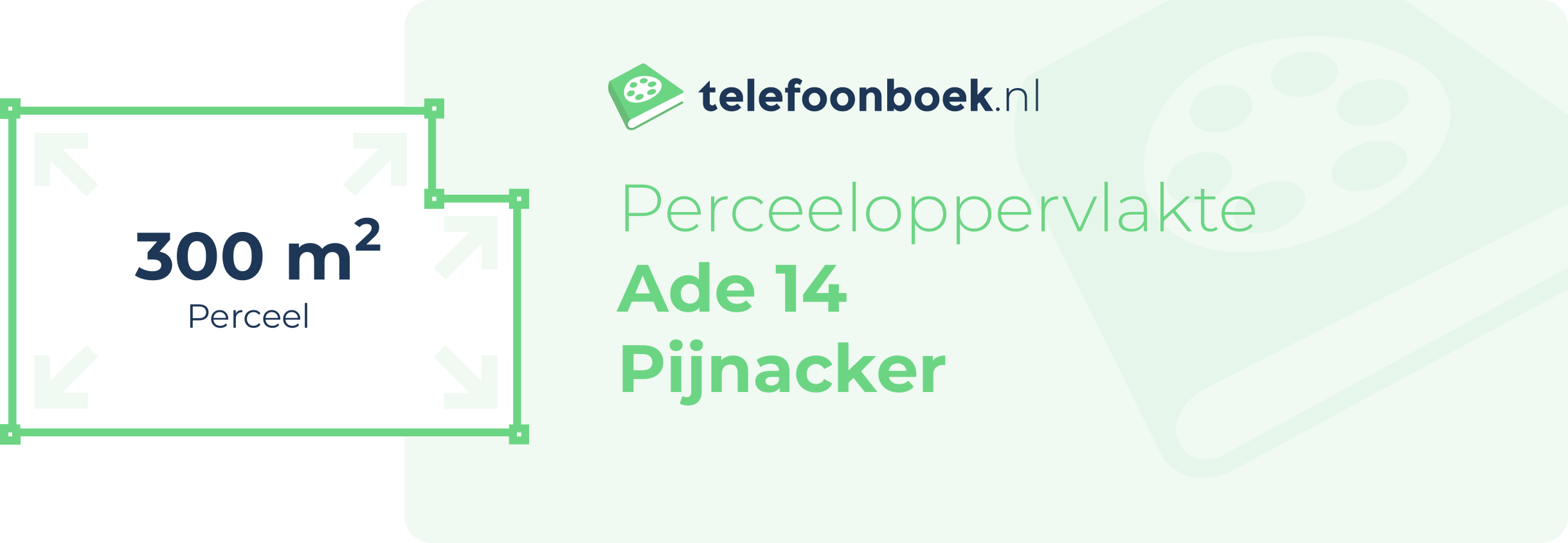 Perceeloppervlakte Ade 14 Pijnacker