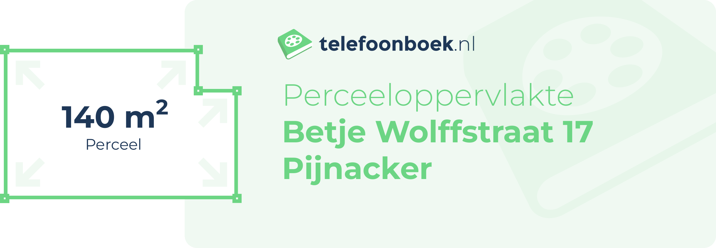 Perceeloppervlakte Betje Wolffstraat 17 Pijnacker